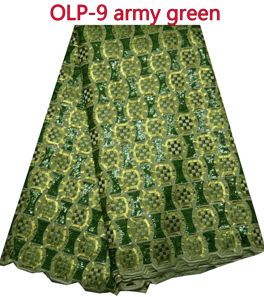 Африкански двојно organza чипка ткаенина,топла продажба на тешки чипка ткаенина за венчаница! OLP-9
