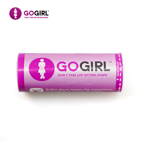 GOGIRL женски итни стенд - Мини отворено итни патување преносни медицински силикони мал тоалет Женски стои писоар