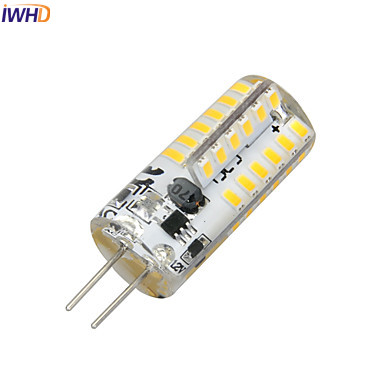 IWHD 3W Lampada LED G4 12V Сијалица 48xSMD3528 210LM LED G4 Bi-pin Светла го Замени Халоген Лустери 10PCS