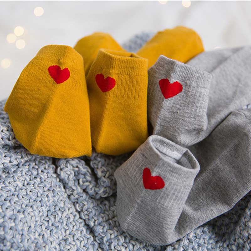 [COSPLACOOL]Симпатична Везови Срце Љубов Плик Памук корејски Harajuku Мода Праска Чорапи Жените Убави Девојки Смешно