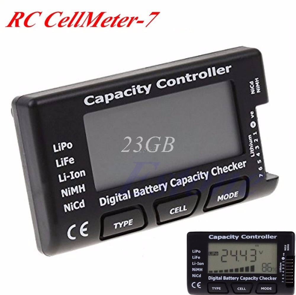 Дигитални Капацитетот на Батеријата Тајна РК CellMeter 7 За LiPo Живот Li-ion NiMH Nicd J24