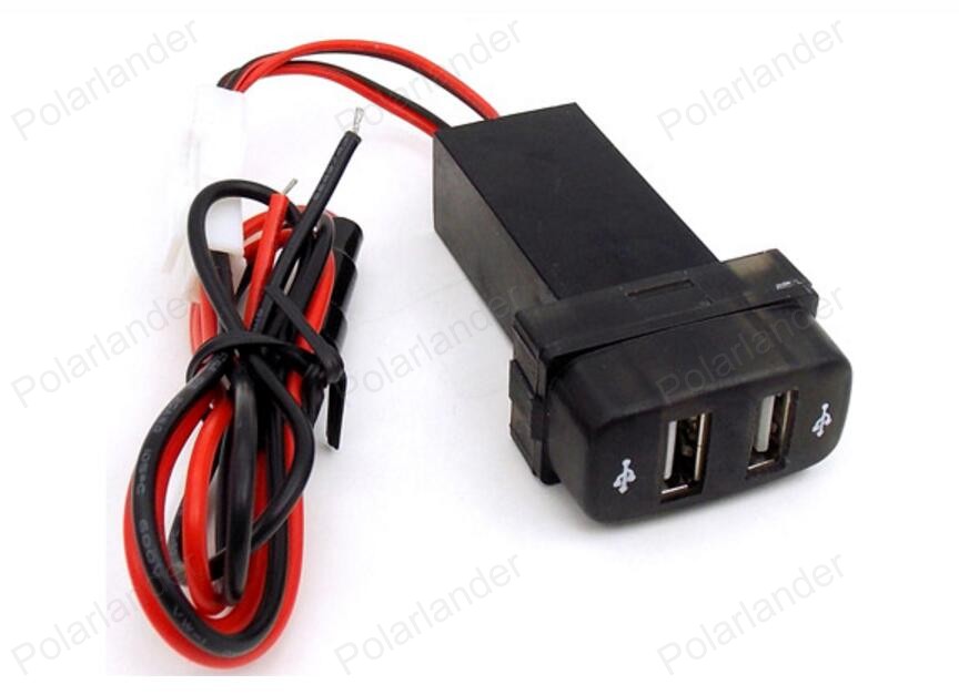Dual 2 Порт USB адаптер за МИЦУБИШИ Посебен Автомобил Полнач 5V 2.1 Автомобил DC-DC Моќ Инвертер Конвертор за i/телефон