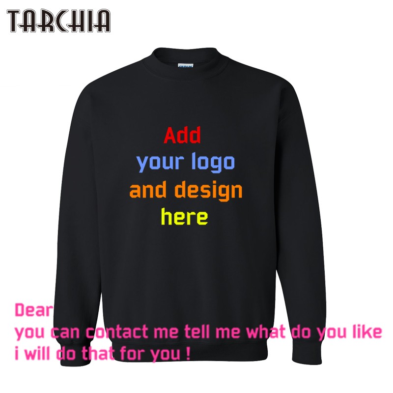 TARCHIA Бесплатен Превозот мода обичните parentalmen sweatshirt обичај печатени персоналните дизајнер на логото mens