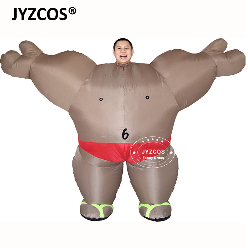 JYZCOS Г-дин Фитнес Морнар Дигање на Мускулите Човек Смешни Гумени Костими Партија Бар Салата Фенси Облека се Облекуваат