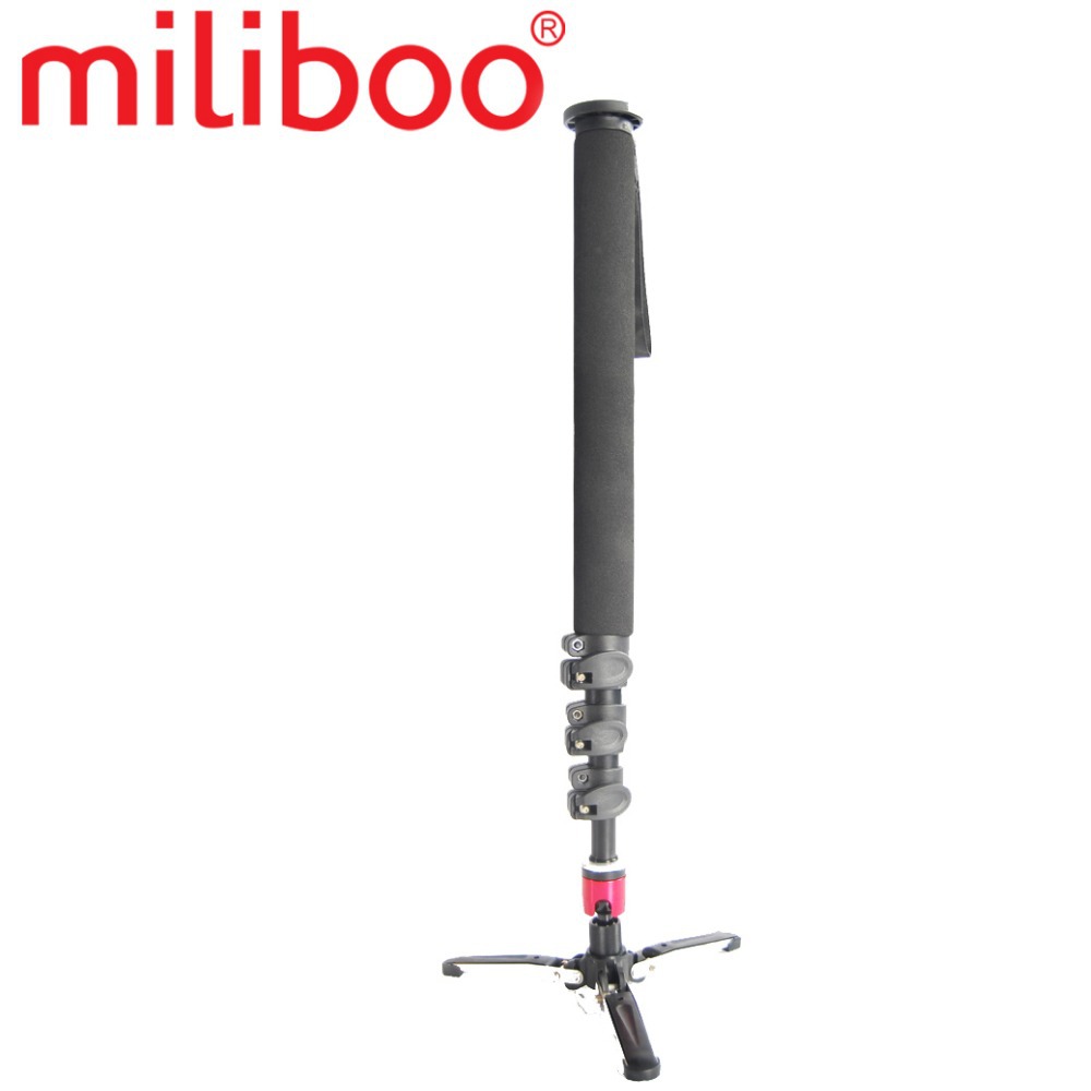 miliboo MTT705A(без глава) Преносни Алуминиум Monopod за Професионална видео камера/Видео/Камера/dslr фото Tripod Стојат