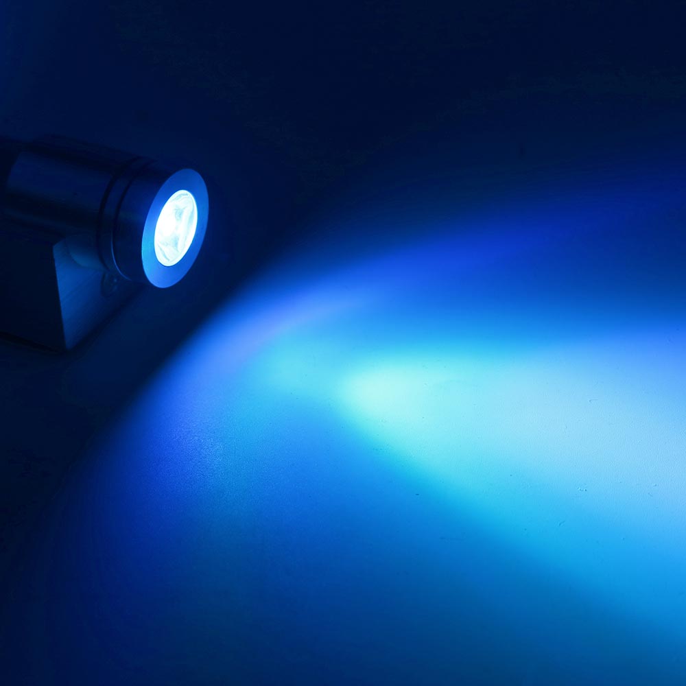 КТВ LED Ѕид светилки Sconce Атмосфера светла 2 Мушка Прилагодите Боја Алуминиумски Сијалица астигматизам arandelas став parede VR