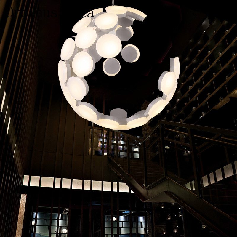 Нордиските минималистички модерна лустерот hollowing креативни дневна соба и спалната соба ресторан топка во облик на