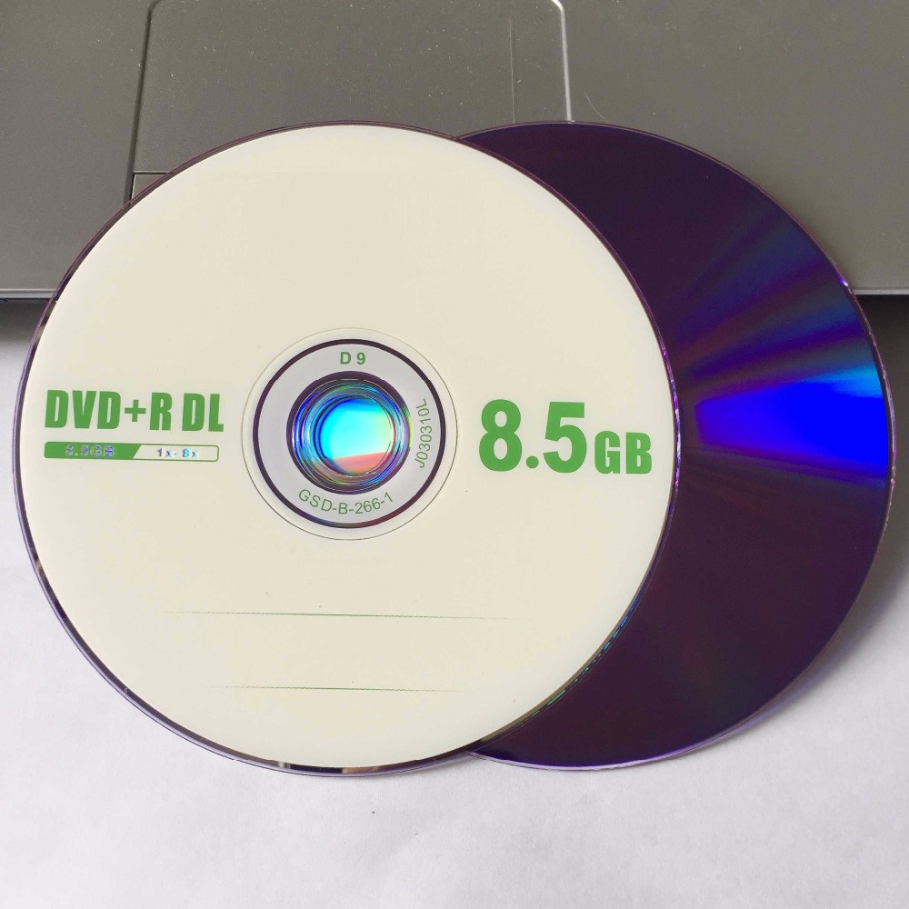 10 дискови Одделение А X8 8.5 GB Празно Овошје Печатени DVD+R DL Диск