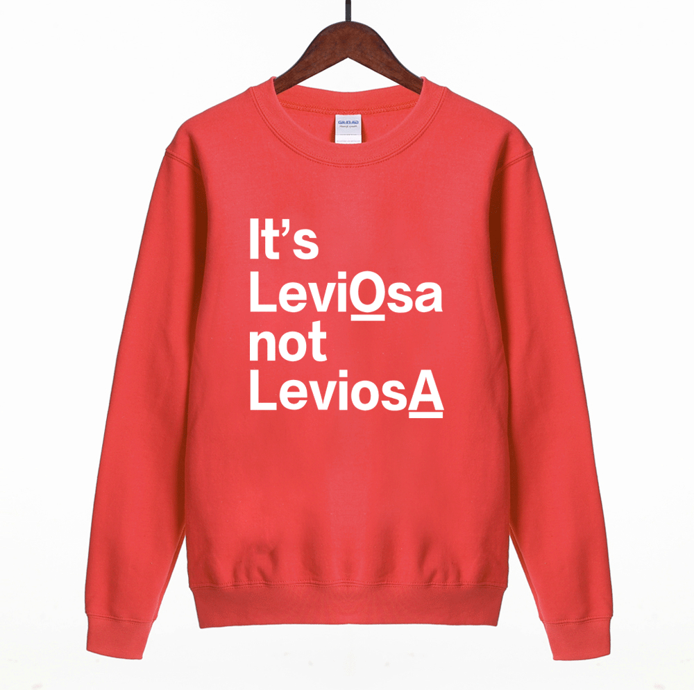 Тоа е Leviosa Не Leviosa Писмо Печатени 2018 Пролет Женски Sweatshirt Зима Руно Дуксери Жените Секојдневен Дама Hoody