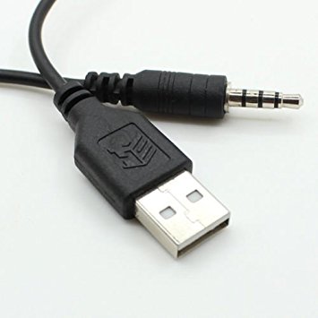 3.5 mm Машки ПОМОШЕН Аудио Приклучок За USB 2.0 Машки Полнење Кабел Адаптер за Кабелот