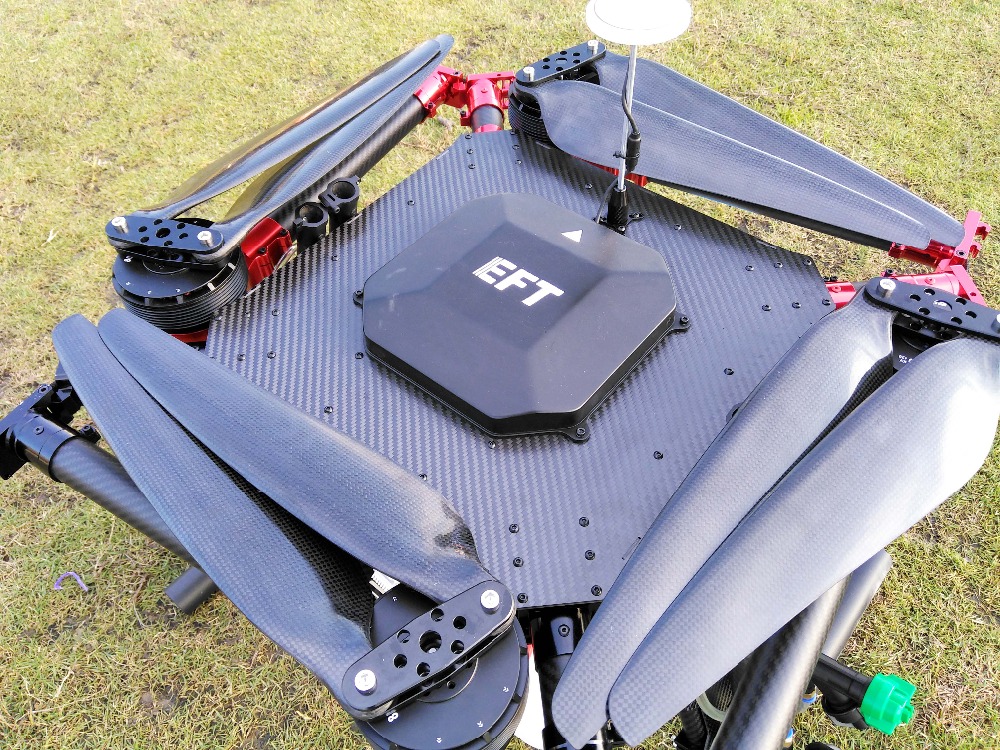Оптоварување 10KG 4-оската Земјоделски заштита Летало Опкружен-монтирани виткање Земјоделски Заштита UAV рамка
