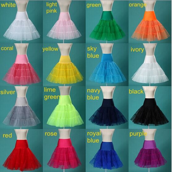 15 Бои Подуени Линија Возбудува Коленото Должина Petticoat Underskirt Crinoline За Свадба Фустан Додатоци