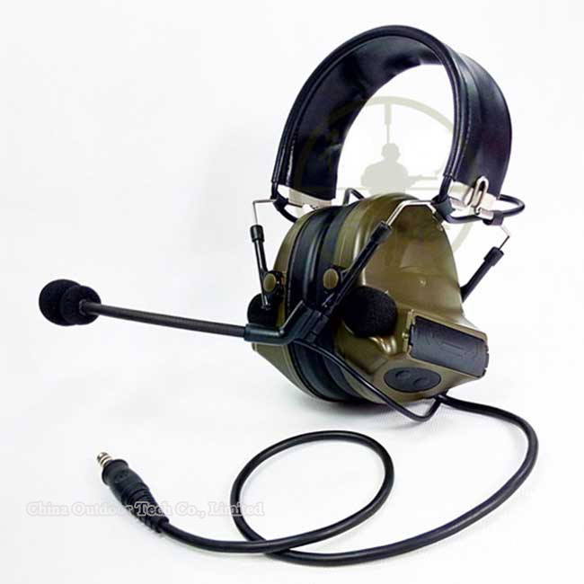 Тактички Comtac II Слушалки Воена Намалување на Шумот Со U94 PTT За Kenwood Motolora Midland Airsoft Радио Тактички Слушалки