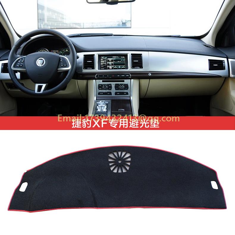 dashmats автомобил-стил, додатоци табла покритие за Jaguar XF 2008 2009 2010 2011 2013 2014 2015 2012