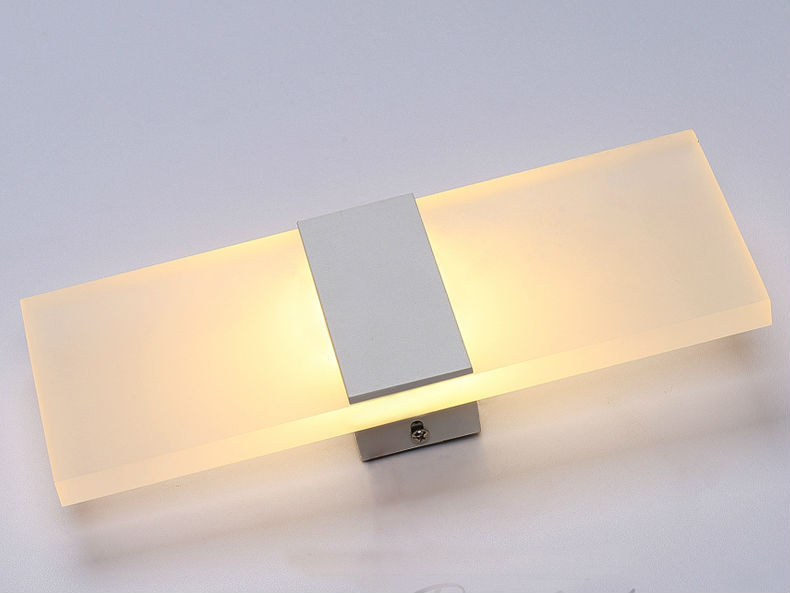 Модерната led acryl ѕид светилка AC85-265V Топло бела/ Ладно Бела спалната соба ноќни светлина foyer студија соба осветлување