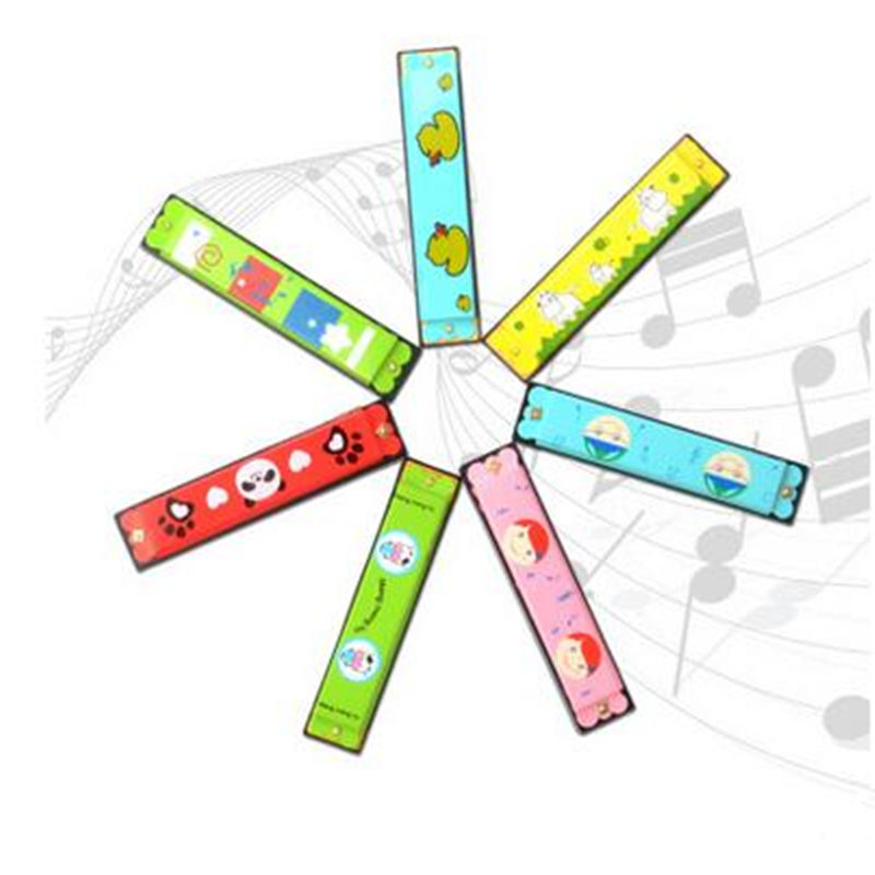 Фабриката за директна продажба на 16-дупка од не ' рѓосувачки челик harmonica може да игра на ветрот не излегуваат во јавноста детски музички инструменти играчки