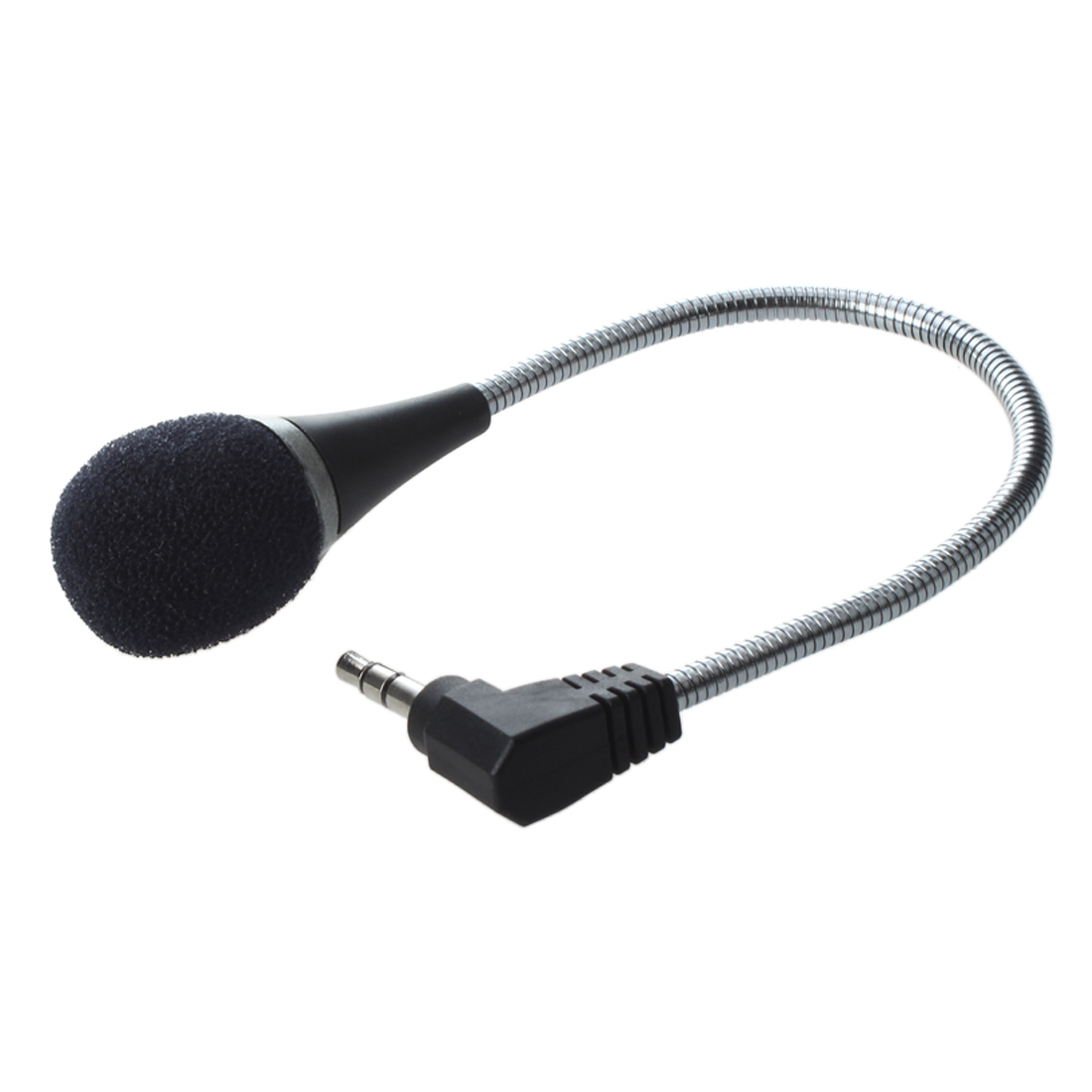 SODIAL(R) Мини 3,5 мм Флексибилни Микрофон за PC/Лаптоп/Skype