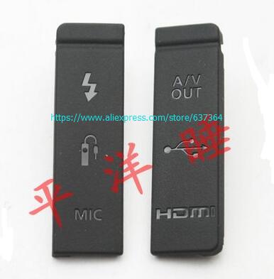 Нов Висок Квалитет Интерфејс Капа USB / AV НАДВОР/ HDMI/ МИКРОФОН Гумени Капак за canon 5D2