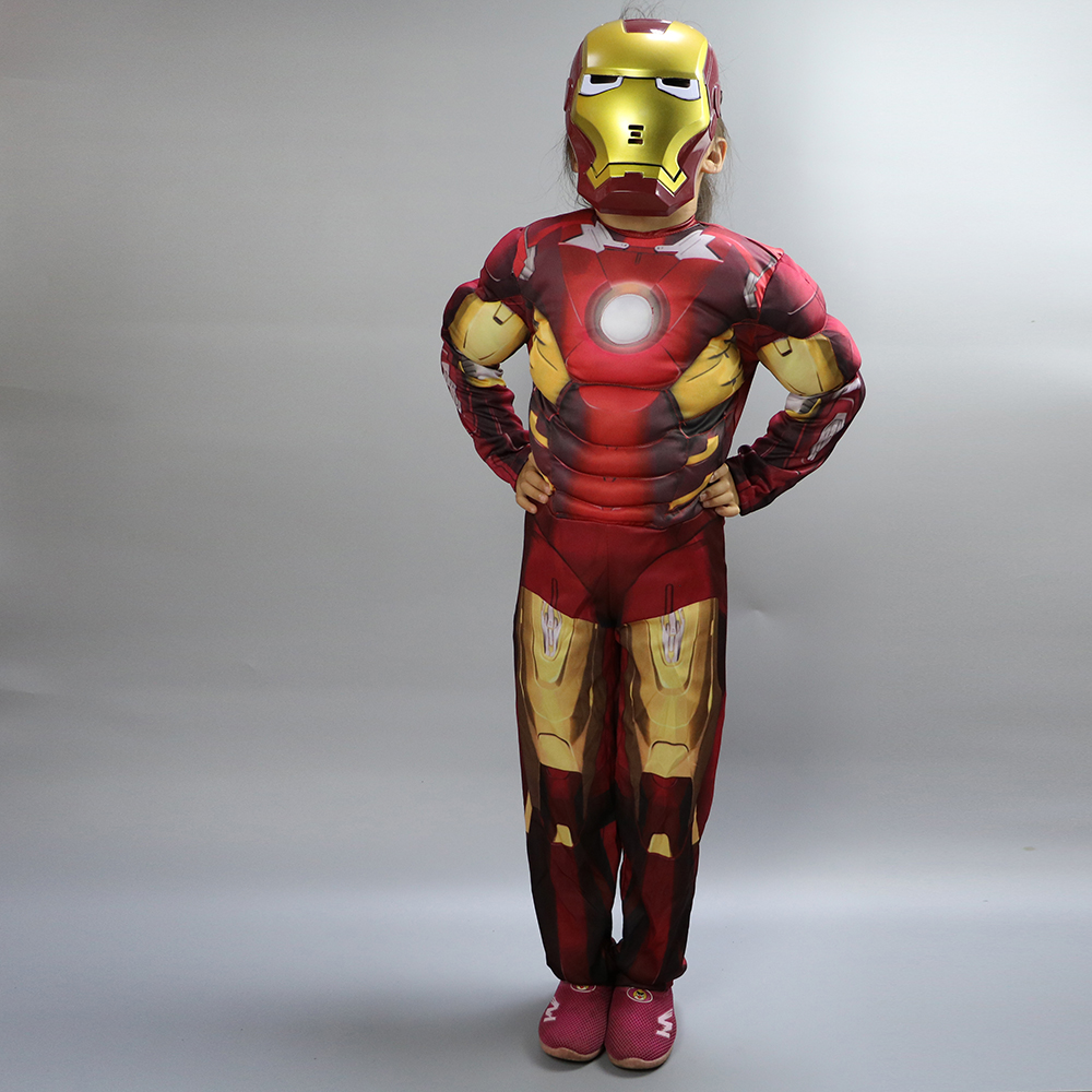 На Avengers Тор Класичен Мускулите cosplay Дете Капетан Америка костими Момчиња Iron Man Cosplay Деца Карневал партија