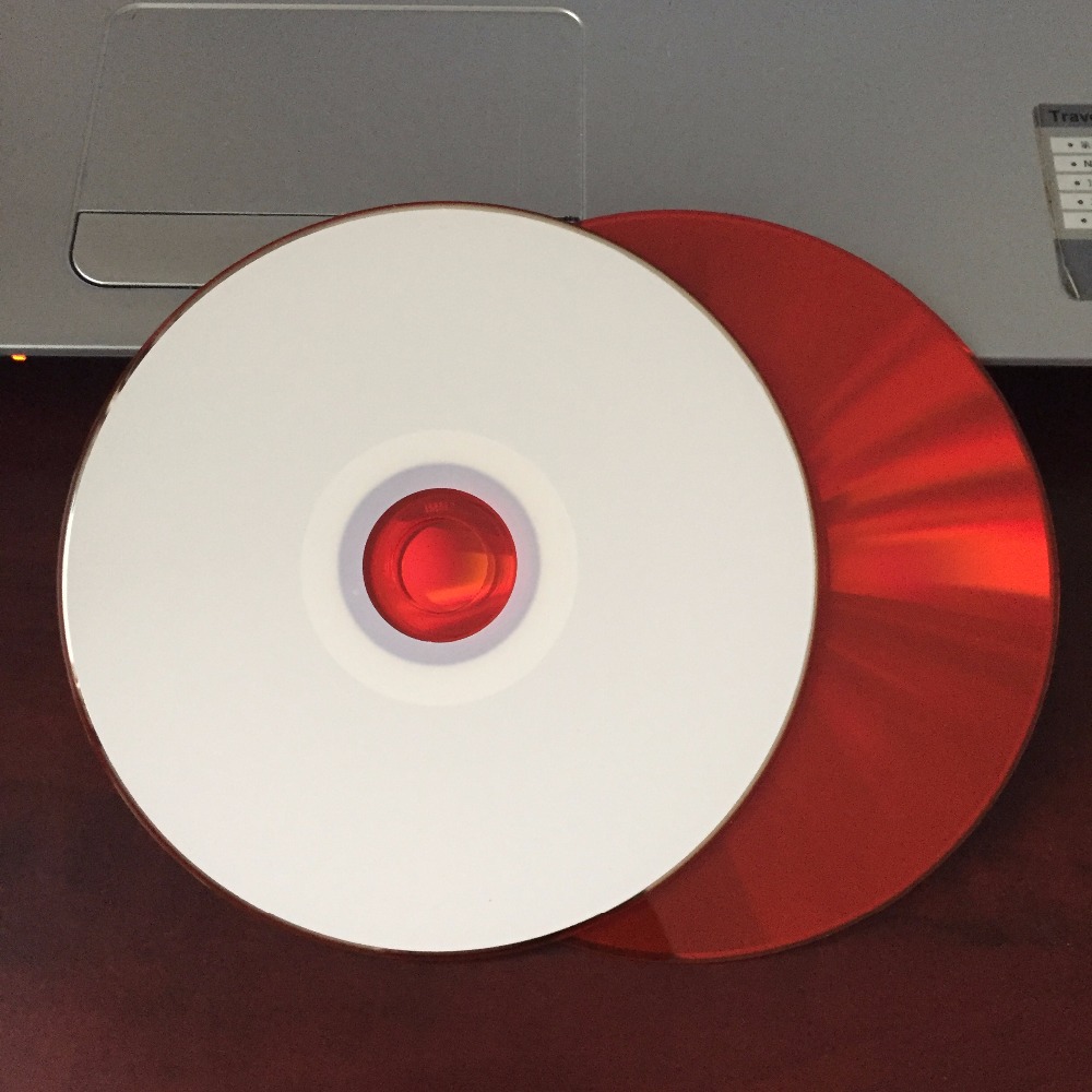 Трговија на големо 50 дискови 700MB Автомобил Празно Некој Црвено CD-R Дискот