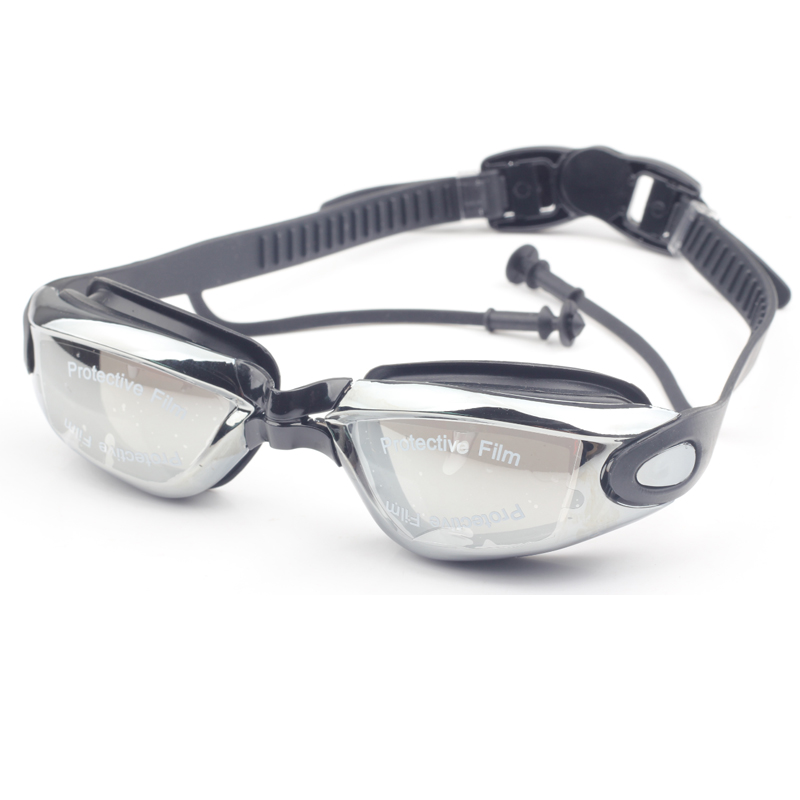Топла продажба Пливање очила со earplug Водоотпорен Мажите арена професионални natacion пливаат eyewear Анти Магла очила