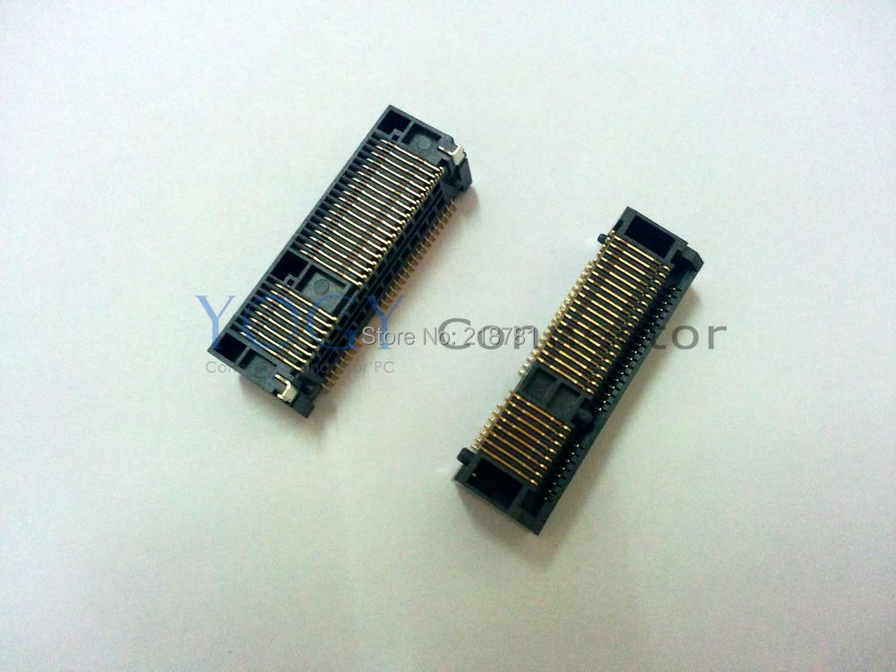 10x Оригинални Нови 52 PIN H: 9.0 (52PIN, 9.0 H) Мини PCI-E PCIE Слот Конектор Приклучок за Штекер за Лаптоп Безжична