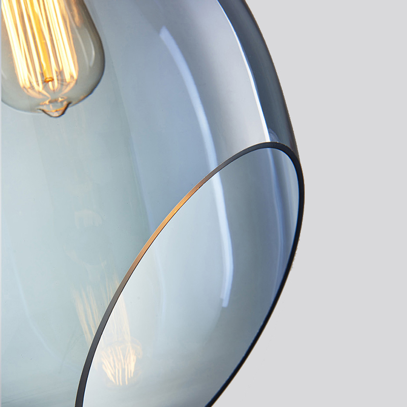 Едноставна Стакло Pendant Светла Moder Минималистички LED Лента трпезарија Pendant Светилки Дома Декорација Осветлување