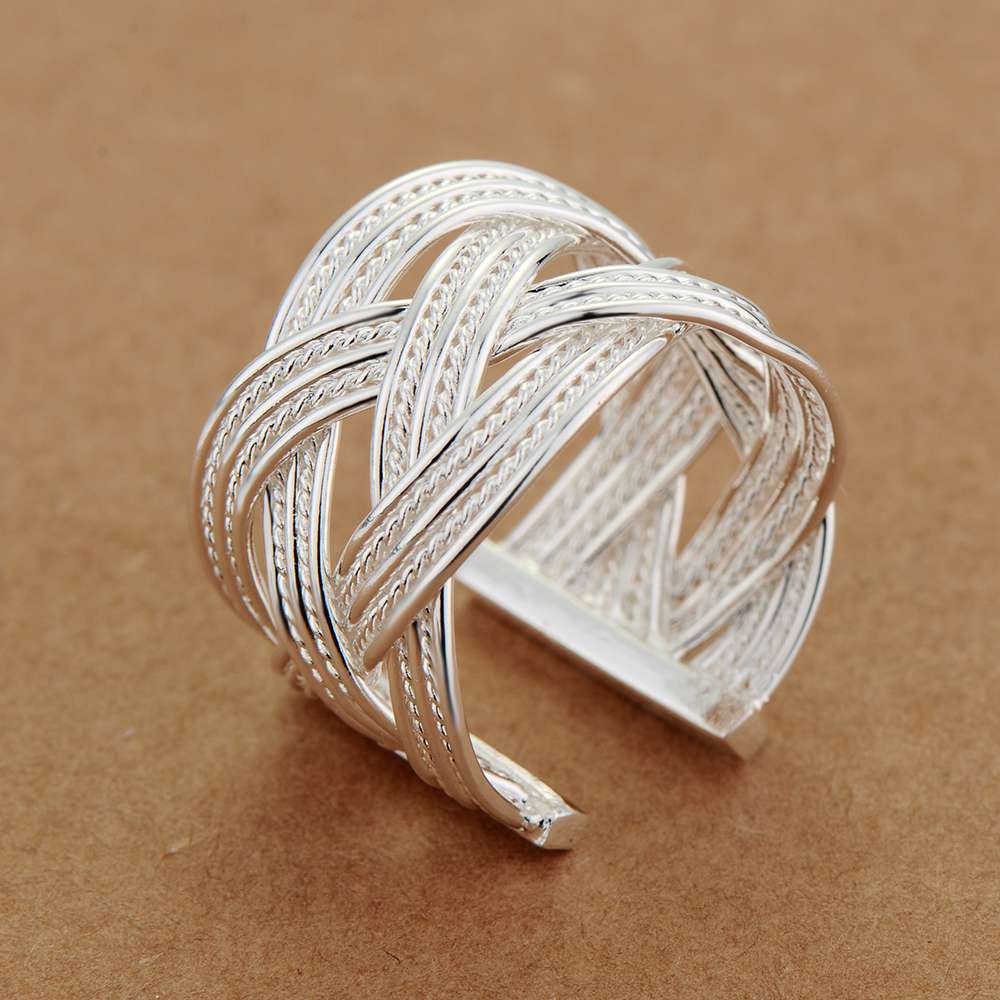 деликатна висок квалитет Сребро позлатен прстен, сребрени мода накит прстен За Жените&Мажи , /FRGGAUMS TZVVFKWU