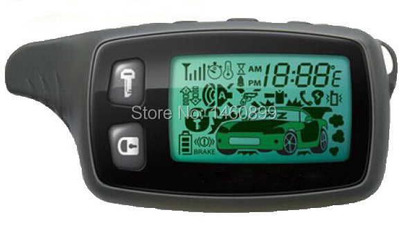 TW 9010 LCD Далечински Управувач Клуч Фоб, Tamarack за руската Верзија Tomahawk TW9010 две начин автомобил алармот систем