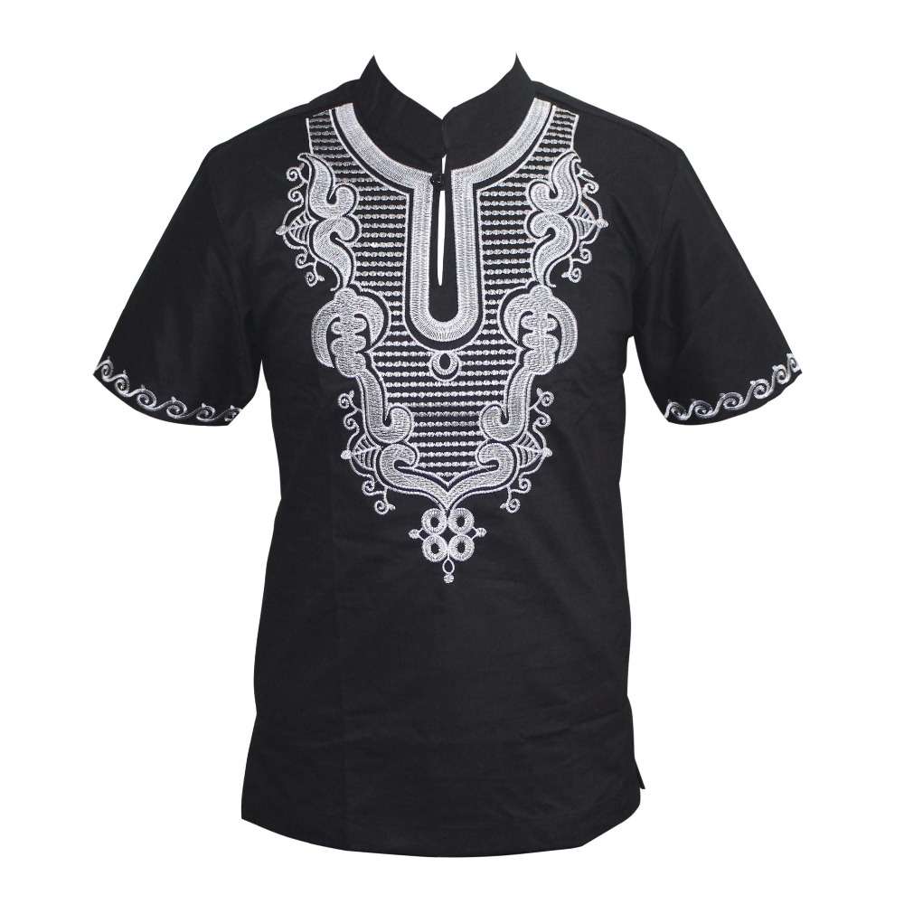 Г-дин Hunkle Мода за Мажи Dashiki 2017 Машки Африка Гроздобер Dashiki Најнов Дизајн Лето Везови Dashiki T-shirt за Мажи