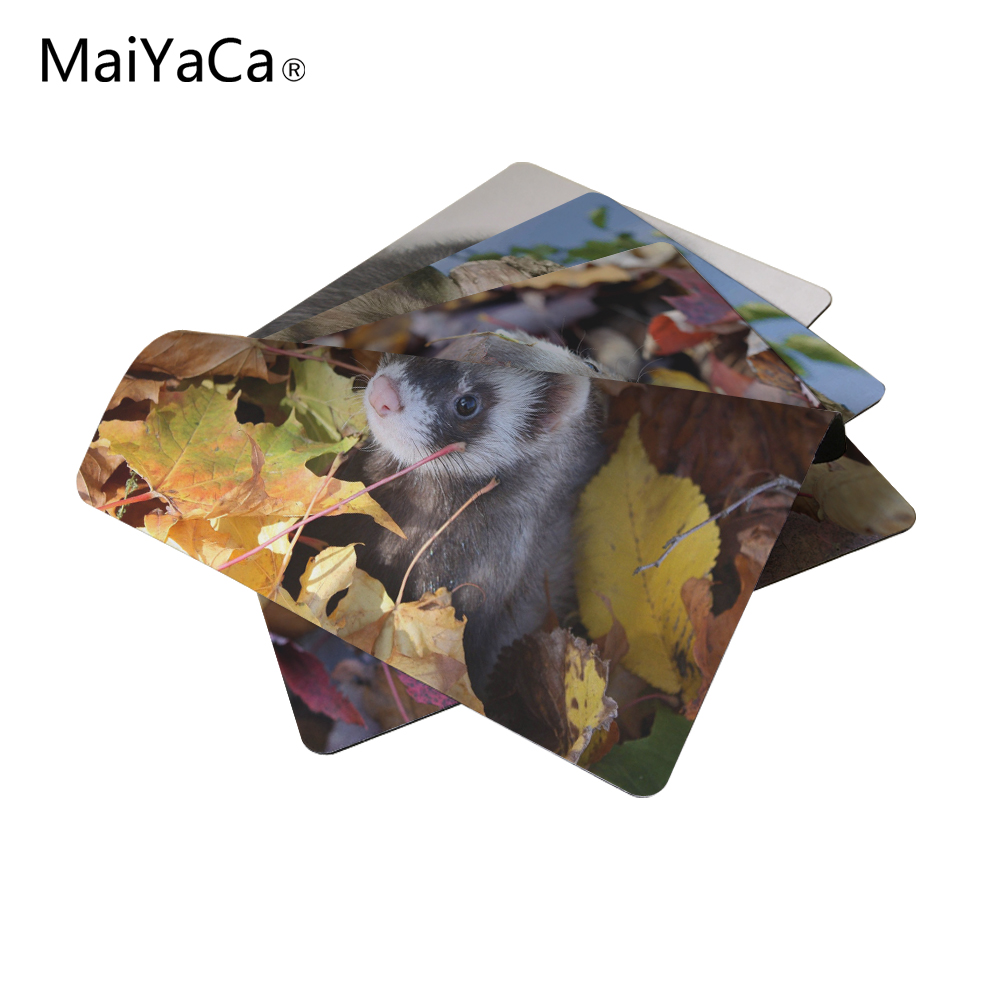MaiYaCa Ferret Во Лисјата Mouse Pad Големина 18*22cm и 25*29cm