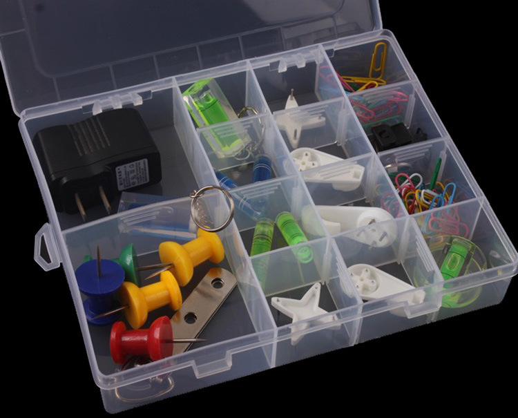 Pp14 Случај Транспарентна Пластика Складирање Кутија За Накит Колекција Кутија Содржи Алатка Кутија