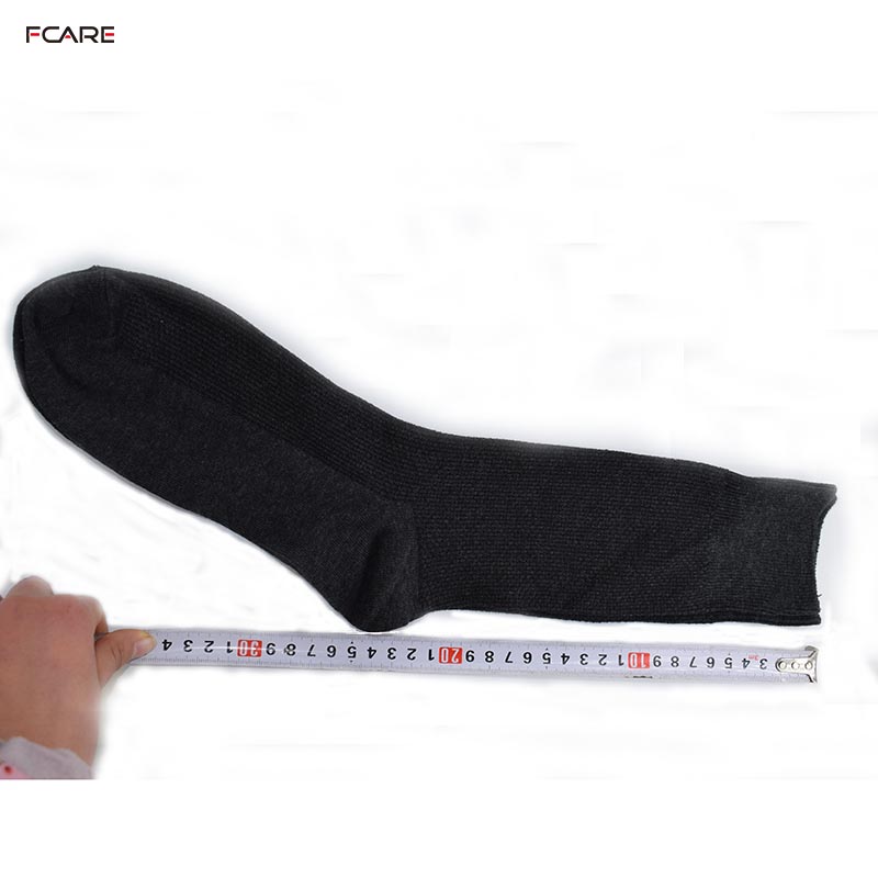 Fcare 10PCS=4 пара 40, 41, 42, 43, 44, 45 долга нога бизнис чорапи мажите памук фустан во темно сива лента чорапи calcetas