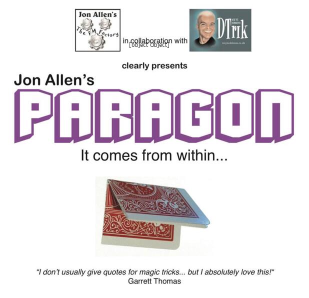 Paragon (Трик и DVD) од Jho A - Магичен Трик,Mentalism,крупен,Картичка Магија,Пророштвото