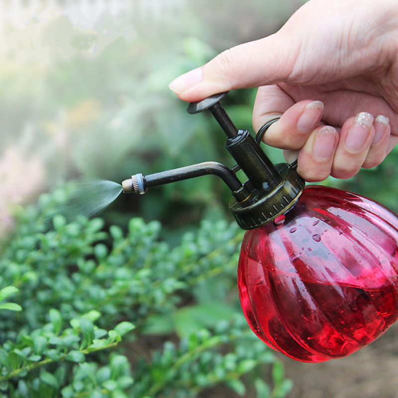 Zakka Гроздобер декоративни наводнување лименки тенџере спреј шише притисок sprayer за Вкусен растенија бонсаи цвет градина