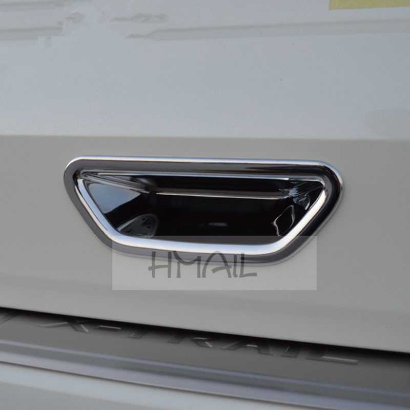 ABS хром Опашка врата сад покритие за NISSAN X-TRAIL 2014 15 16 17 ,автомобил-стил багажникот врата, пластични позлата заштитни на вратите налепница