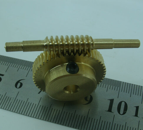 Дијаметар:27mm Дупка:5mm 0.5 M 50Teeths 1:50 Бакар вител црв прачки опрема Турбо црв опрема