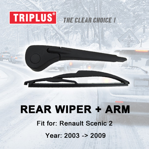 Задните Wiper Рака со Ножот за Рено Сценски 2 (2003-2009) 1pc 10 260mm, Сценско II Задните Wiper Рака & Задните Wiper Ножеви