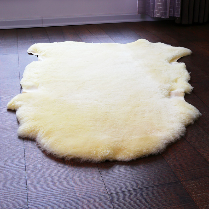 Природни Австралиската Неисечени во облик овча sheared крзно тепих,трајни max 1P 80*100cm овчо крзно килим дневна соба,
