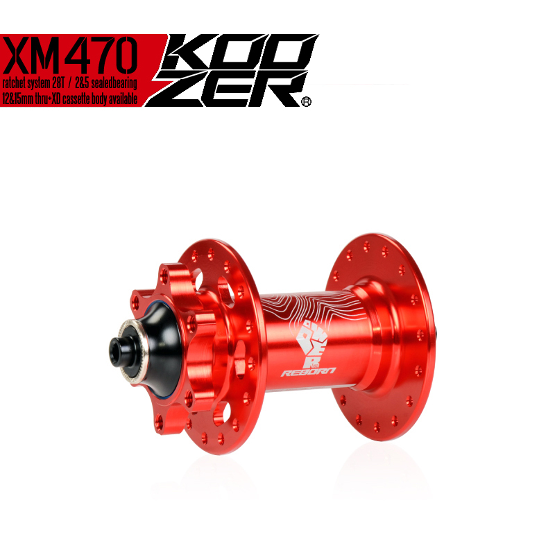 Koozer XM470 Предната Осовина 2 Запечатени Имајќи Диск Сопирачки Напред Центри QR 9x100mm ПРЕКУ 15x100mm 32 Дупки Планински Велосипед Центри