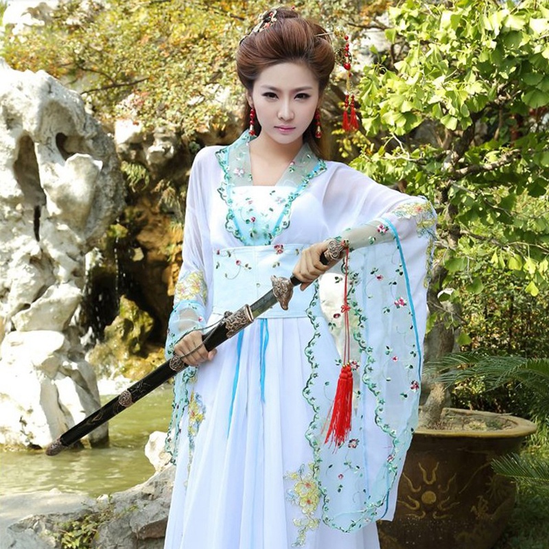 Висок Квалитет костим Луксузни Жените Cosplay Костим танц облека самовила принцеза танг одговараат hanfu кралицата Кинески античка облека