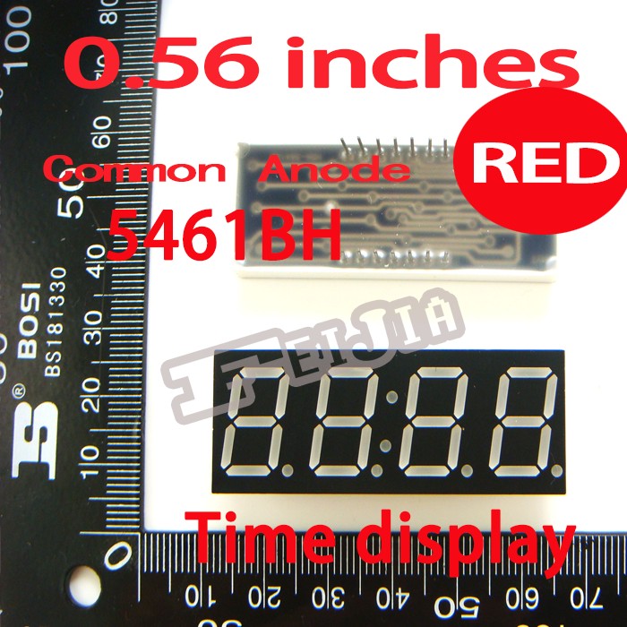 10PCS/МНОГУ 0.56 инчи Црвено Заеднички Анодна 4 Дигитални Цевка F5461BS Pin Рекламирање Светла Бесплатен превозот