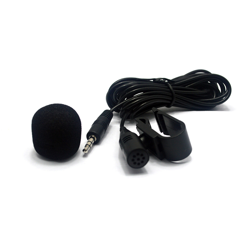 Професионални 3.5 mm Стерео Микрофон Надворешни сет за во Автомобил Микрофони Handfree Микрофон за GPS за во автомобил