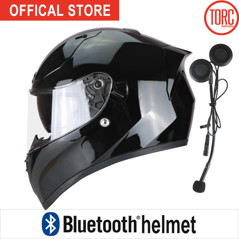Bluetooth Поврзување Телефон Поддршка повик мотор Каско motorcross Gearracing шлем полно лице мотоцикл шлем Двојна леќи