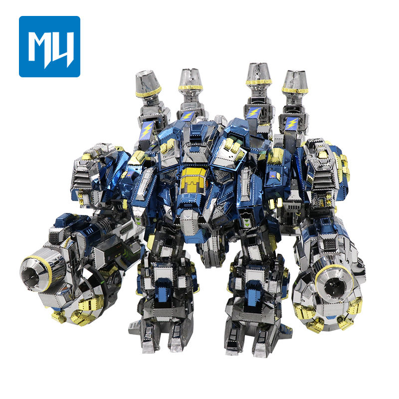 MU Тор Оклоп Terran вооружената борба против робот 3D метал собранието модел загатка Класичен собирање Разузнавачки играчки Креативен подарок