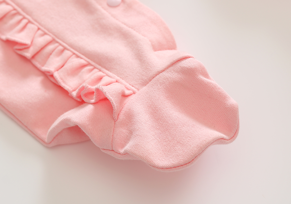 Новороденото Бебе Девојка Облека Тантела и Цвеќиња Jumpsuits & Капи Облека Поставува Принцезата Девојки Footies за 2018 Пролет Бебе Тело одговара