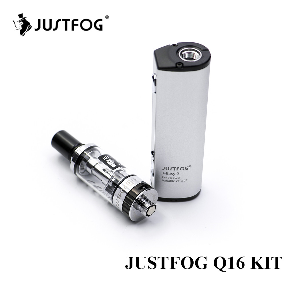 5pcs/многу Justfog Q16 Дополнителен Комплет со 900mAh J-Лесно 9 батеријата нова Електронска Цигара Vape Пенкало Комплет со 2.0 мл Q16 clearomizer