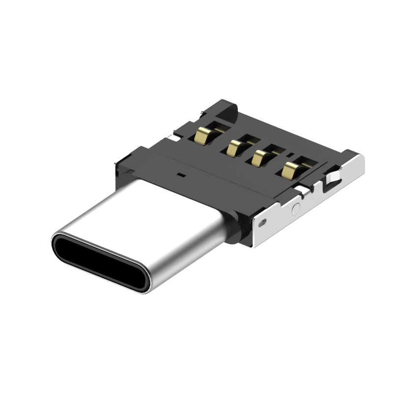 ДМ МИНИ ТИП-C OTG Адаптерот функција се Претвори нормално USB во ВИД C USB флеш диск