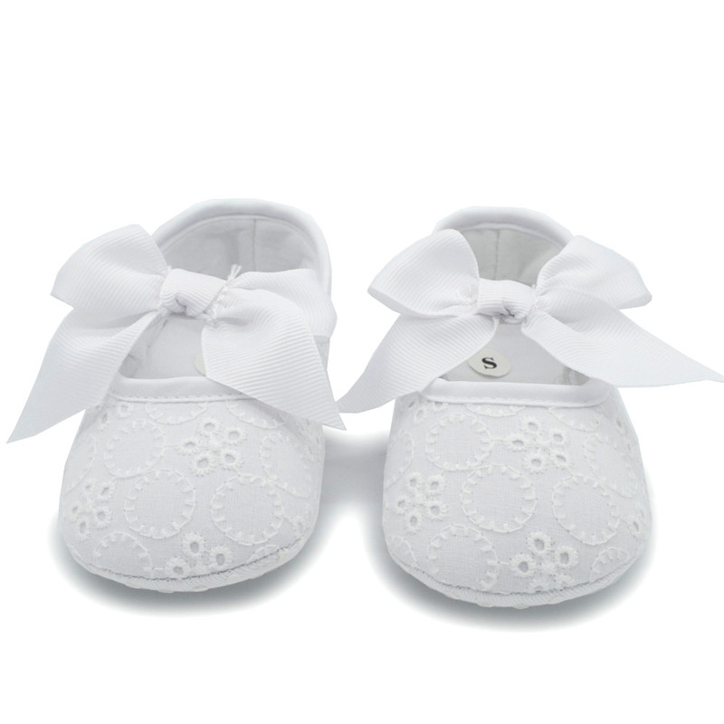 Првиот Пешаци Поклон-јазол Бебе Девојка Чипка Чевли Деца Prewalker Против Пролизгување Чевли Едноставна Бебе Чевли