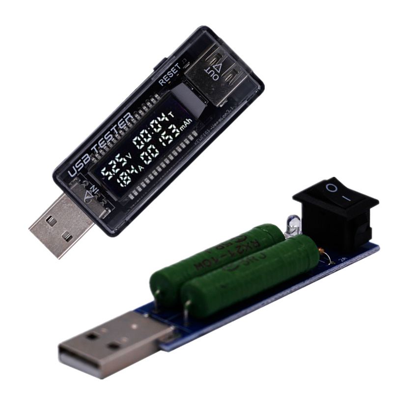 USB КК 2.0 3.0 Батеријата Тестер Мобилни Напон Тековната Метар капацитет Моќ Детектор на Полначот Лекар 5V-20V + 2A Оптоварување